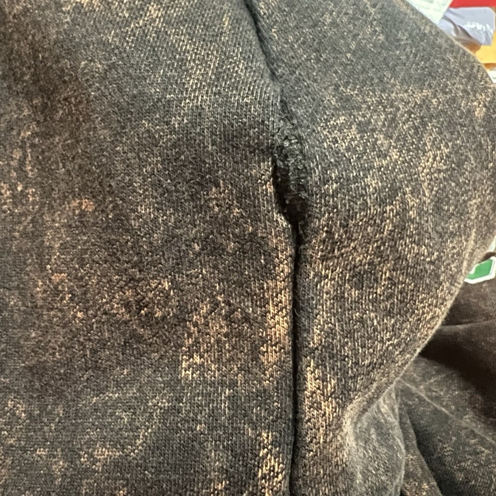 Hot Leathers Boston Strong Hoodie Men's Medium Black Bleached-Flaw - Picture 8 of 8